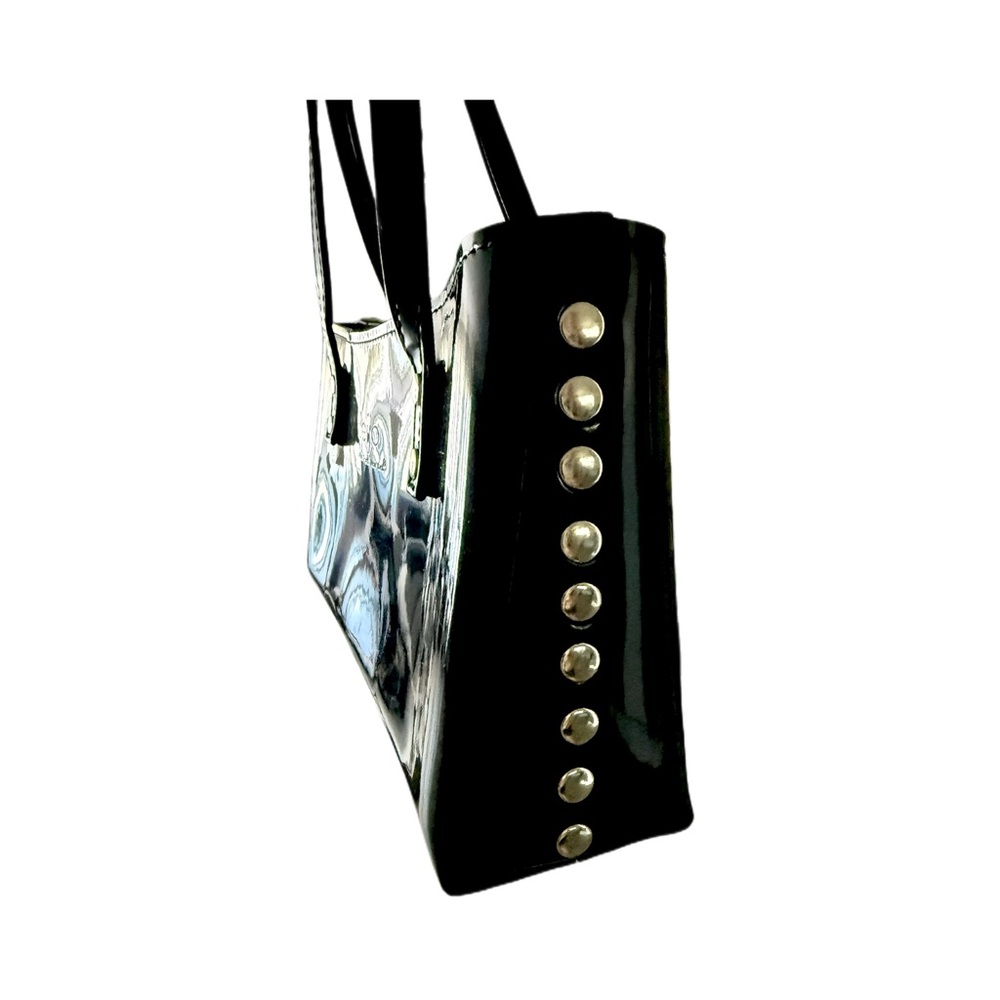 Beijo London Paris New York Vintage Y2K Uptown Black Patent Shoulder Bag - Picture 5 of 13